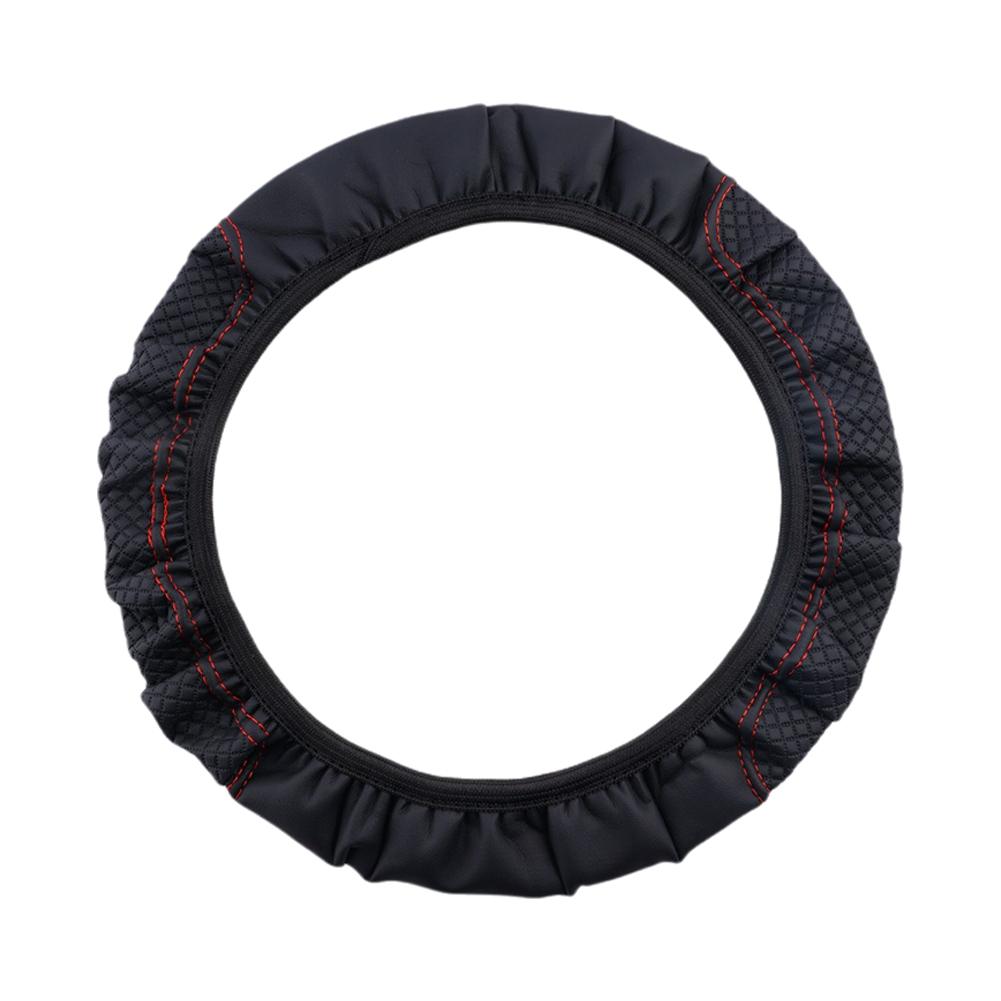 Автомобильный универсальный чехол на руль нескользящий чехол на руль автомобиля нескользящий тисненый кожаный чехол для автомобиля