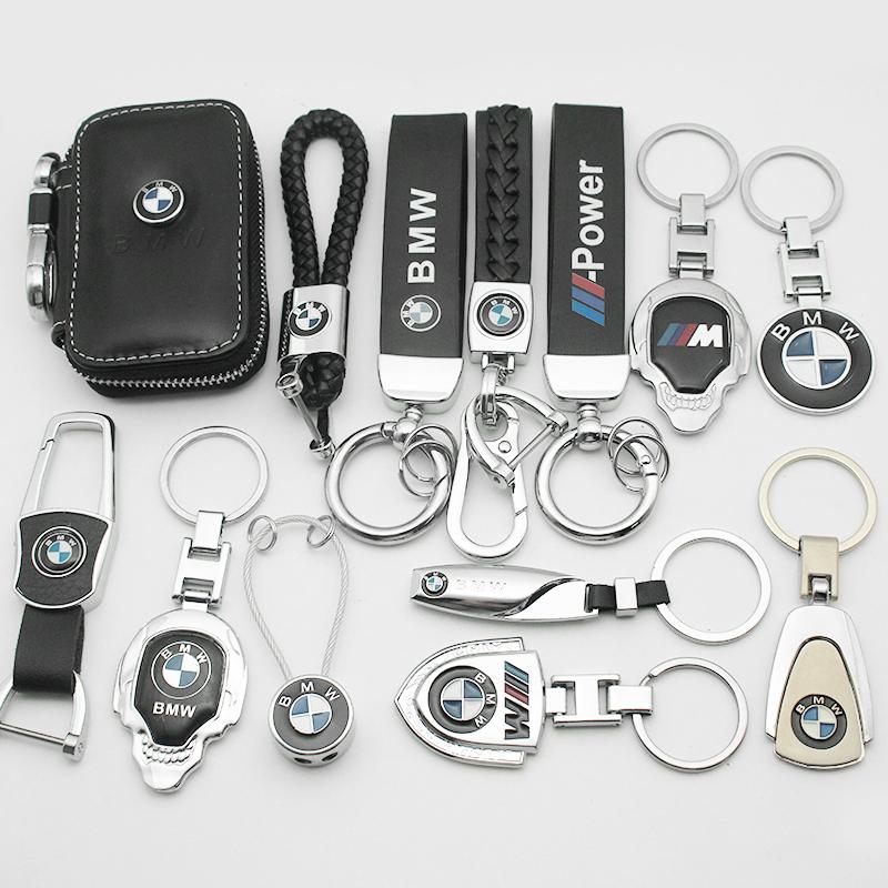 3D Металлический Кожаный Значок Брелок для Ключей Брелок Брелоки сумка Для BMW X1 X3 X5 X6 X7 F20 F22 F23 F85 F86 E90 E91 F32 F33 F34 F36