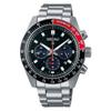 Мужские солнечные часы-хронограф Seiko Prospex SBDL099 Черный циферблат Нержавеющая сталь Тахиметрическая шкала Календарь даты
