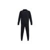Solid Color Hooded Long Sleeve Tracksuit Men Tracksuits Black 1379768-001