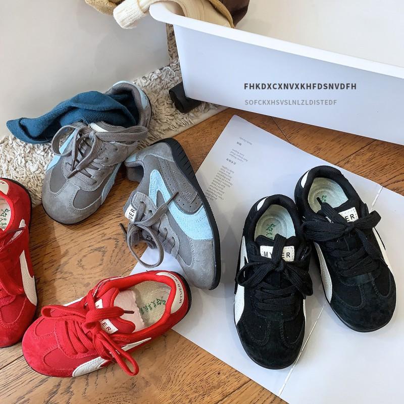 Kids Casual Sneakers Boys Girls Soft Sole Rubber Bottom Toddler Training Shoes Wear