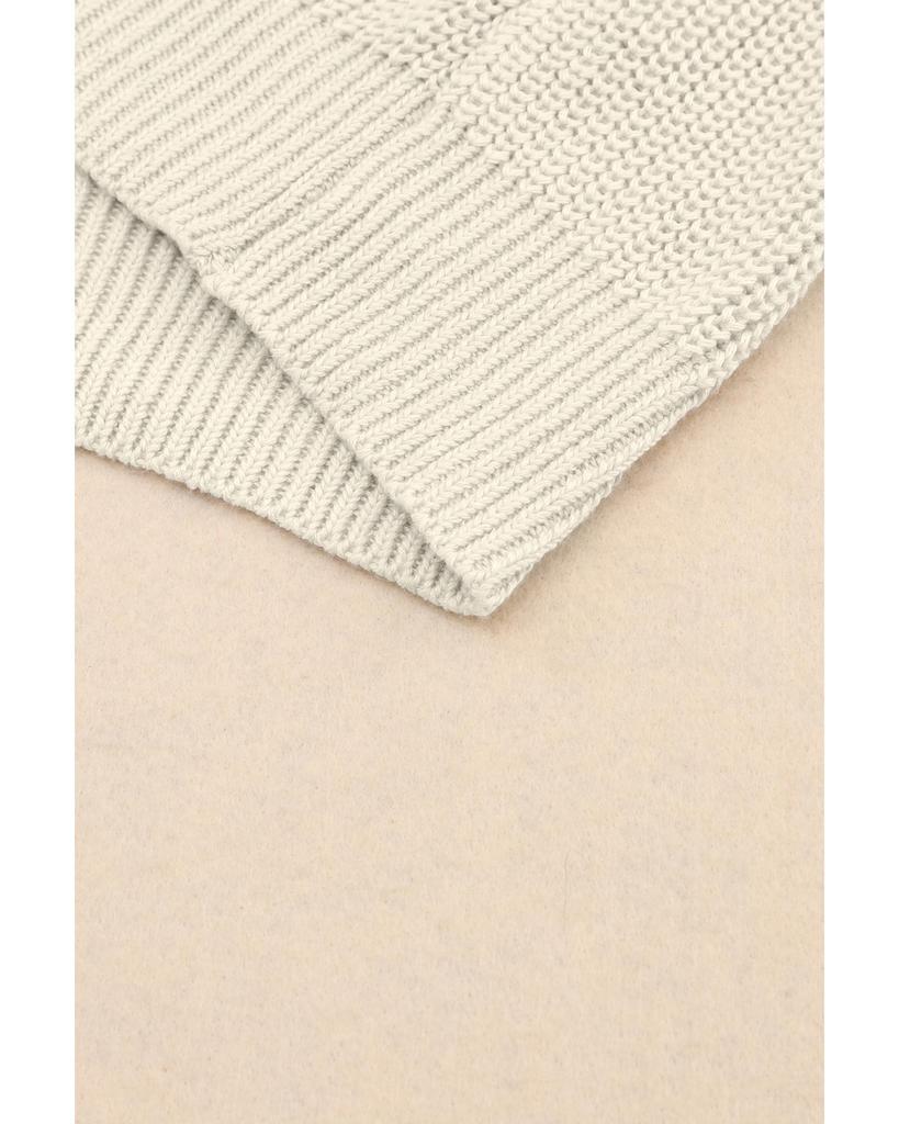 Azura Exchange Трикотажный свитер с V-образным вырезом