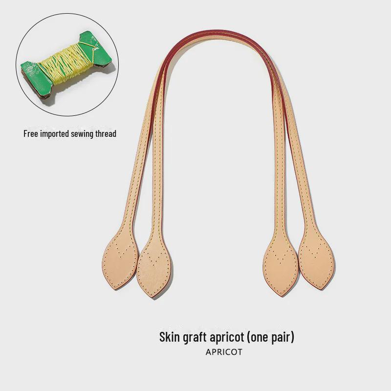 MHS-C-58 Сменный ремень из кожи растительного дубления для сумки через плечо Neverfull Checkerboard, ширина 1 см