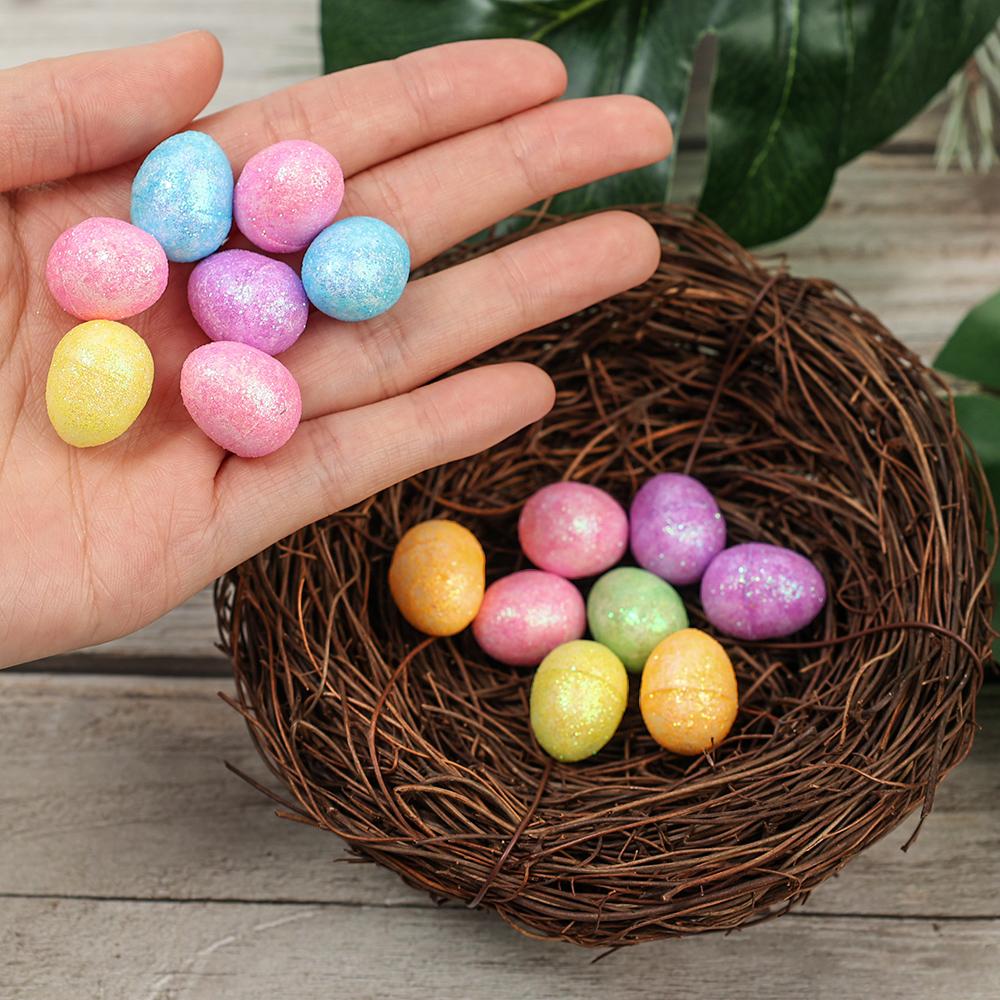 80 шт. пасхальная имитация маленьких птичьих яиц