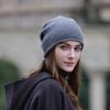 Высококачественная трикотажная шапка из 100% шерсти, простая модная шапка-бини с закругленным краем, унисекс, осенне-зимняя, легкая, теплая, комфортная