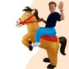 Надувной костюм скачущей лошади на Хэллоуин - Маскот и костюм для выступлений для взрослых