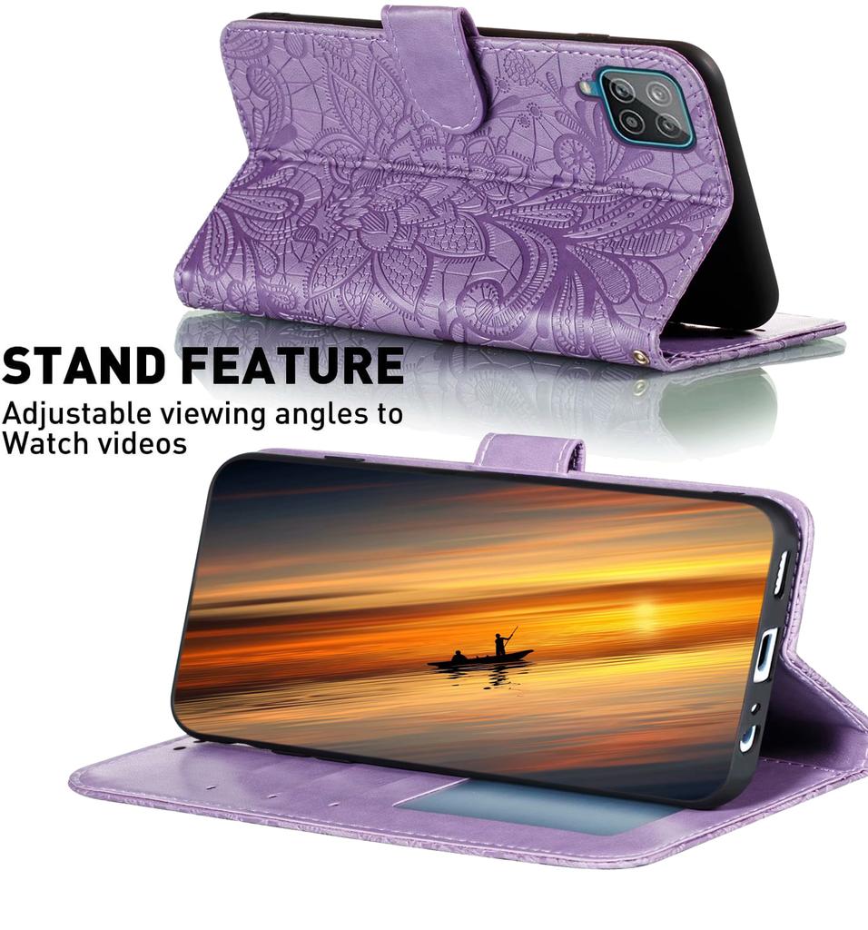 Кожаный чехол-книжка-кошелек для Samsung Galaxy A14 A24 A34 A54 5G A15 A05 A25 A53 S23 S24 Ultra S22 Plus S21 FE Redmi Note 13 Pro 13C 12 A1 A2 10 10C 12C