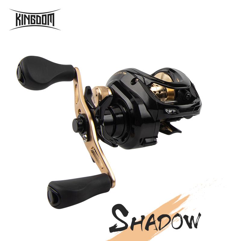 Kingdom Рыболовные катушки SHADOW TIP, высококачественная катушка для заброса наживки, 5 кг, максимальное сопротивление 8,0:1 высокоскоростная катушка для ловли карпа