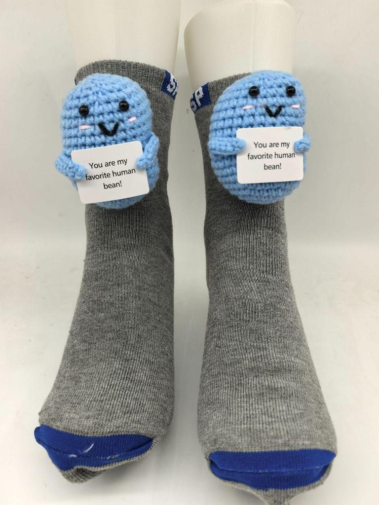 Уютные рождественские вязаные носки с животными - Теплые и милые для осени и зимы