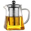 Stainless Steel Tea Strainers Scented Tea Coffee Glass Square Pot with Tea Strainers Kettle Teapot