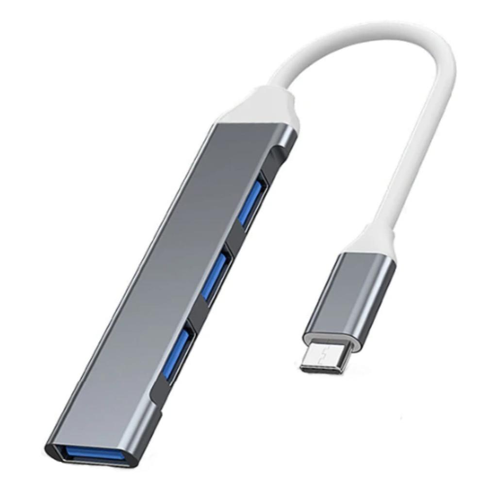 USB-хаб YFFSFDC Type C с данными 5 Гбит/с, USB для смартфона, совместимый с Surface и другими адаптерами Type C для работы из дома, Ультратонкий,