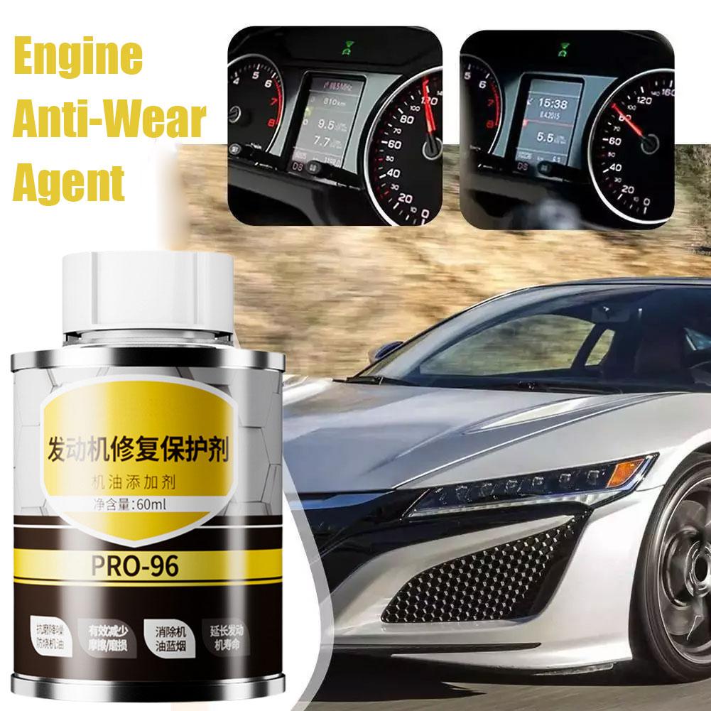 Engine Repair Additive 60ml Cars Engine Anti-Wear Protective Oil Safe Gentle Vehicle Care Cleaner Supplies for Sedans Trucks