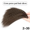 MISS WIG Synthetic Short Straight Hair Toppers Clip In Top Hair Piece Extension Natural Looking Toupee For Thinning Hair For Women Daily Wear
