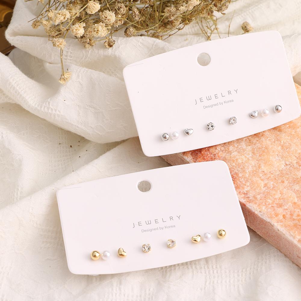 Fashion Small Ear Studs Women's Stud Earrings for Women Vintage Geometric Acrylic Drop Earring Set Female Jewelry