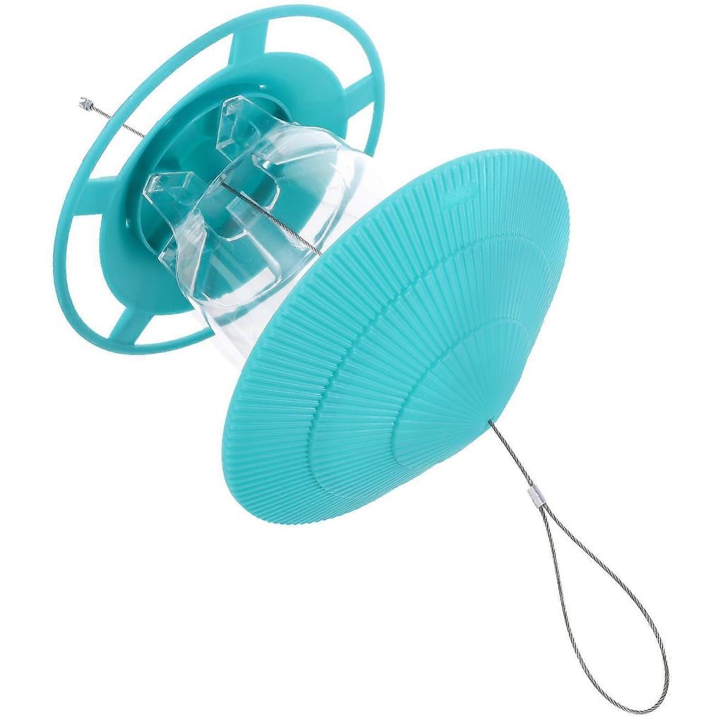 Automatic Hanging Bird Feeder for Outdoor Garden – Durable, Easy to Clean Design, Practical Green Bird Food Feeder