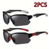 2 шт. Спортивные очки для велоспорта на открытом воздухе, рыбалки, вождения, фотографии, модные очки