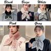 Warm Scarf for Women Thick Plush Women's Winter Scarf Dot Collar Plush Scarf Neck Scarf Shawl Fashion Outdoor Warm Scarf Ins