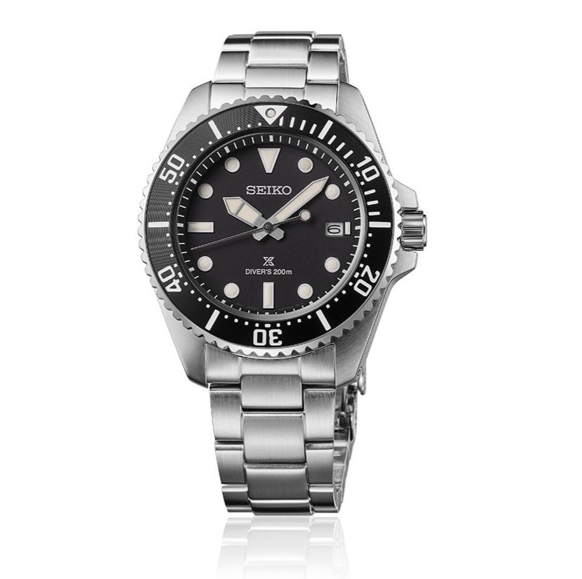 Seiko PROSPEX Solar SCUBA Stainless Steel Sapphire Men's Watch SNE597P1