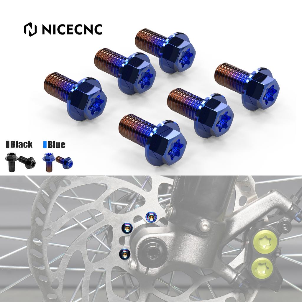 For Surron Light Bee X 6PCS M5*10 Front Brake Disc Pad Screw For Sur-Ron Light Bee S L1E For Segway X160 X260 Electric Dirt Bike