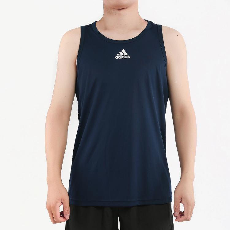 adidas Мужская майка темно-синяя DX6732