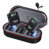 SYNCO G2A1PRO Wireless Microphone with Volume Control, Noise Cancellation, Easy Operation, and Charging Case for Portable Use. Compatible with DSLR Ca