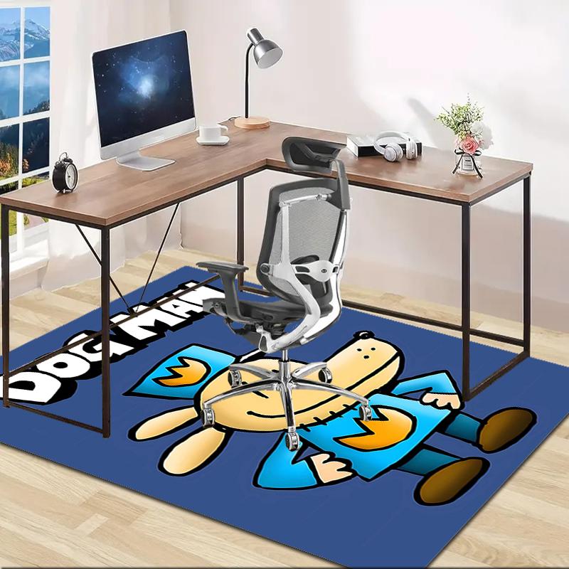 1pc DogMan1 Design Area Rug - Non-Slip, Soft & Cozy Floor Mat for Living Room, Bedroom, Office - Indoor/Outdoor Decorative Carpet