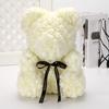 25 см Роза Медведь Сердце Искусственный Цветок Роза Мишка Подарок На День Рождения Для Свадьбы
