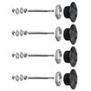4pcs Universal Aluminum Bumper Quick Release Fasteners Kit For Car Trunk Fender Hatch Lid Bumper Hood Lock Replacement