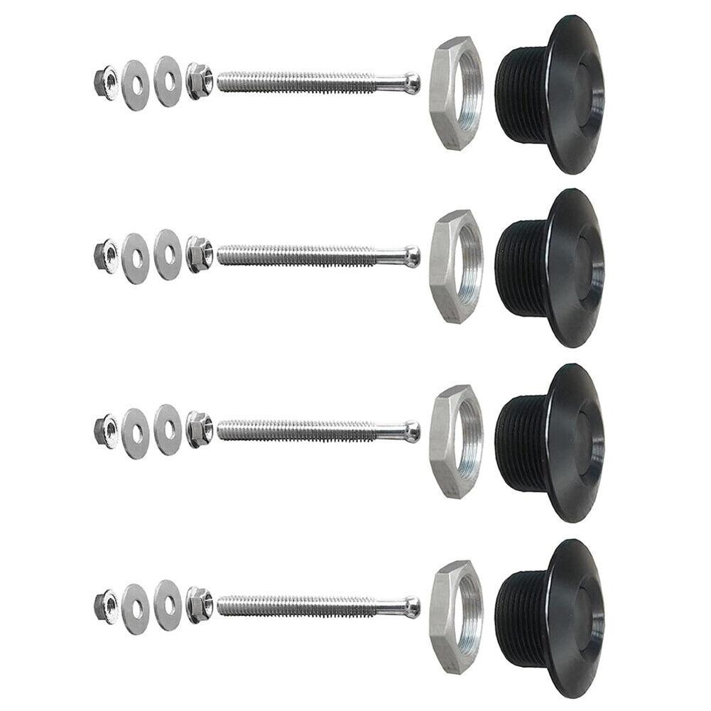 4 шт. универсальный алюминиевый бампер быстросъемный комплект креплений для багажника автомобиля крыло люк крышка бампер капот замок замена