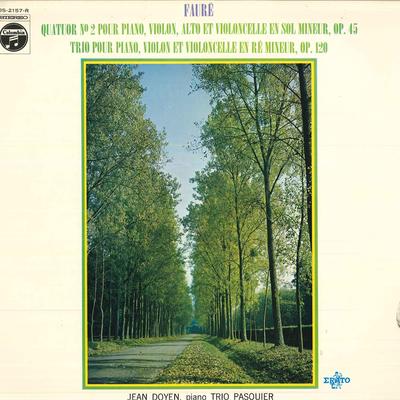 LP Пластинка ЖАН ДУАЙЕН(ПИАНИНО)/ТРИО ПАСКЬЕ - Форэ/Квартет №2 для фортепиано, скрипки OS2157R COLUMBIA 1969 Япония Классика Б/У