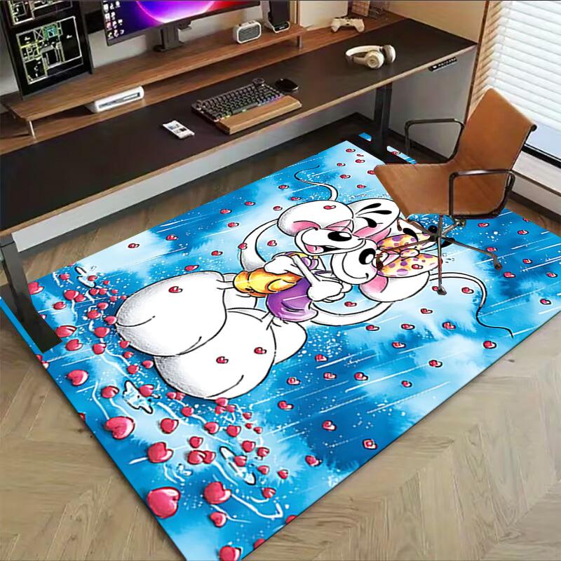 1pc Love Friendship Carpet for Playroom Bedroom Living Room Sofa Home Decor,kids Game Area Rug Non-slip Floor Mat Y72342