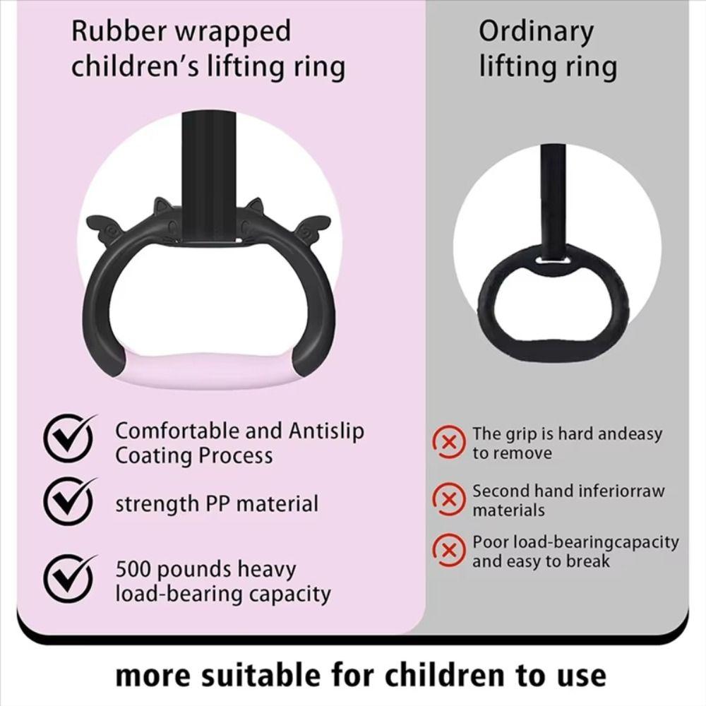 Non-Slip Children Gymnastic Rings Arm Strength Strength Training Ring Home Exercise