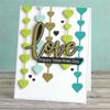 2022 New Arrival Metal Love Word Letter Cutting Dies For Scrapbooking Greeting Card Making Valentine's Day Stencils Paper Craft