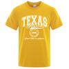 Texas Austin United States Of America Tshirt Men Women T-Shirts Hip Hop Breathable T-Shirt Casual Tee Clothes 100% Cotton Tops