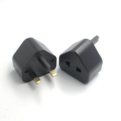 Универсальный адаптер переменного тока EU US 2 Pin to UK 3 Pin Plug, дорожный преобразователь, британский стандартный входной штекер G Type, предохранитель 5A