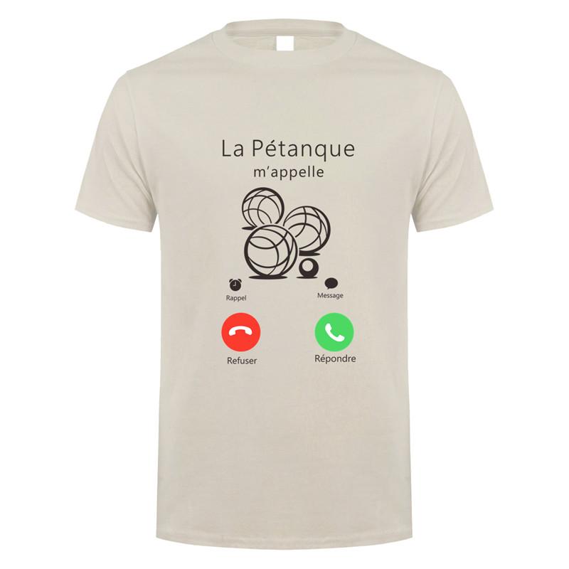 Petanque T Shirt Unisexs Summer Fashion Short Sleeve Unisex Funny Petanque Is Calling Tshirt Oz366