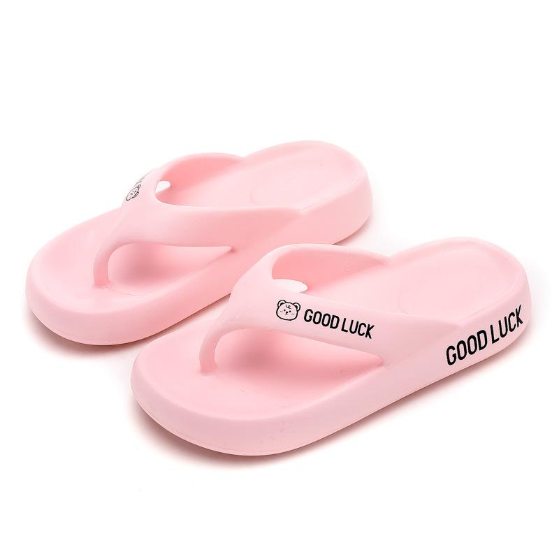 Женские тапочки, летние шлепанцы на платформе для пар, нескользящие, с мягкой подошвой, удобные, с открытым носком, модные, с жемчугом, дизайнерские, для отдыха на пляже