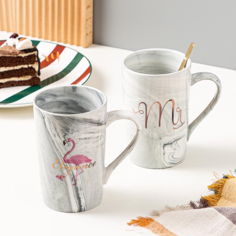 Elegant Bridal Ceramic Mug Set - Perfect Bridesmaid or Wedding Thank-You Gift