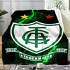 1PC América Futebol Club Printed Soft Flannel Blanket Throw for Adult Bedroom Living Room Sofa Camping Travel Fan gifts Christmas Gifts