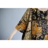 Dimanaf 2025 New Plus Size Summer Dress Women Vintage Printing Loose Casual Dress Soft Linen Long Dress Maxi