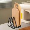 Anti-rust Cooking Pallet Triangle Rack Wear-resistant Triangle Frying Pan Rack  Dorm