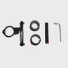 Aluminum Alloy Bicycle  Bottle  Cage  Conversion  Seat Angle Adjustable Water Cup Holder Adapter Fixing Frame (without Bottle Cage)