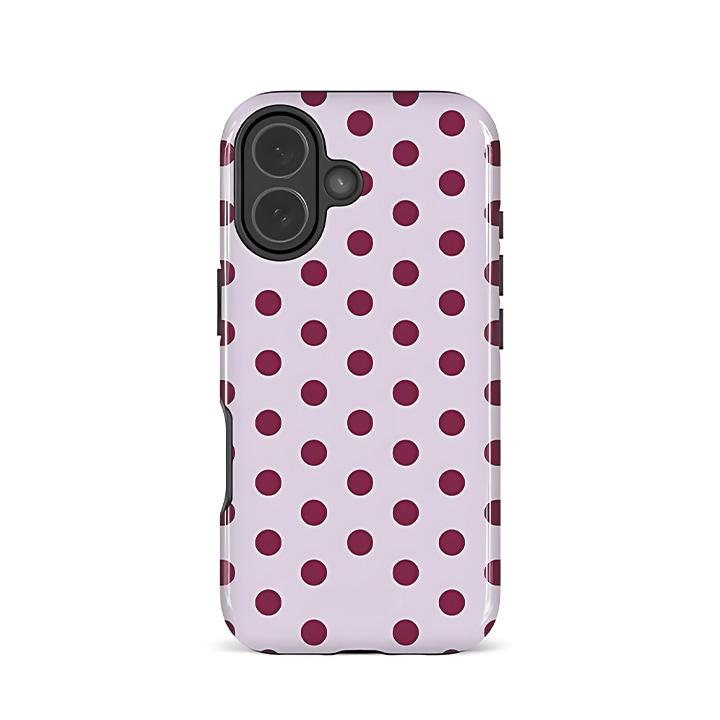 Роскошный корейский чехол для iPhone 17 16 15 14 13 12 11 X XS XR Air Pro Max Plus с горошком, роскошная двухслойная задняя крышка