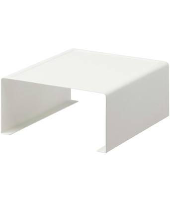 Нижняя полка кухонного прибора Yamazaki Jitsugyo, белый цвет, приблизительный размер. W22 x D25 x H11cm Tower U-образная стойка для кухни 6038