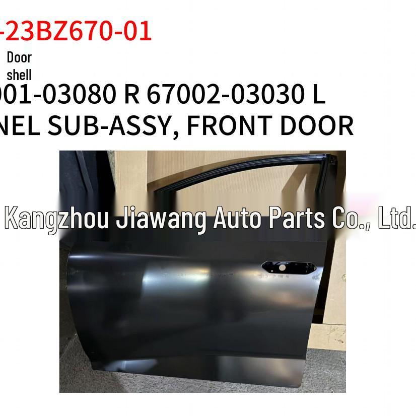 Облицовка передней двери Toyota 2023 BZ3: Правый 67001-03080 и Левый 67002-03030