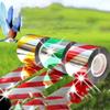 Прочная двухсторонняя светоотражающая лента для отпугивания птиц 50M/100M/300M, многоцелевая, без клея, анти-птичья лента, мигающая, подвесная