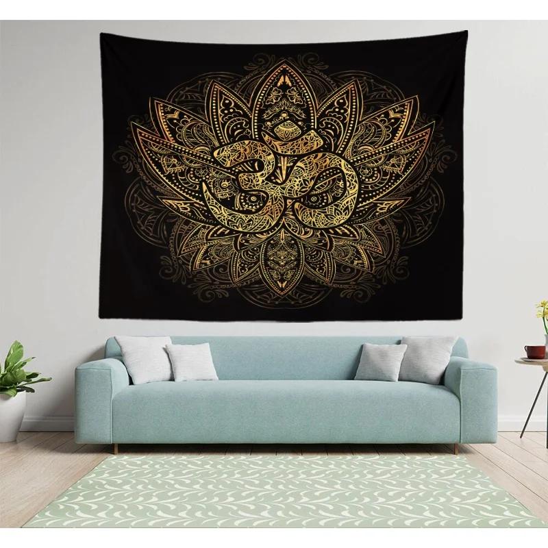 Home Decor Living Room Bedroom Tapestry Mandala Sun Lotus Wall Sofa Hanging
