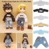 For 1/12BJD Dolls Kids Gift Toys Doll Casual T-shirt Fashion Jeans Pants Blouse Cool Tops Doll Tops