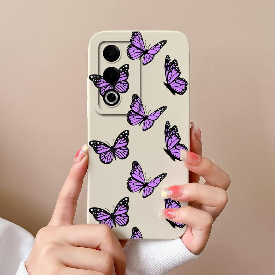 Новый чехол для OPPO A3X A3 Pro Realme 12 13 Plus C63 Pretty Sunflowers Защитная пленка для экрана Матовый жидкий силиконовый защитный чехол для OPPO Чехлы с противоскользящими свойствами