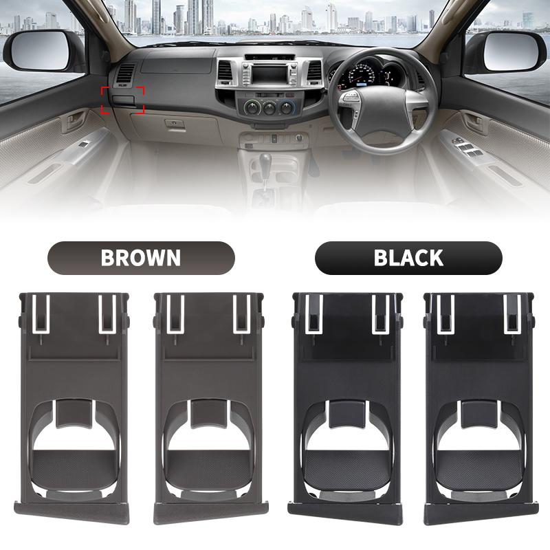Подставка-держатель для стакана в автомобиль Для Toyota Hilux Vigo SR Pickup Fortuner 2004 ~2015 55604-0K010 556040K010 Черный / Коричневый Кронштейн для стакана